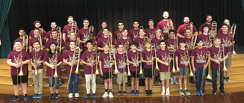 2019 Tomball Trombone Institute Participants