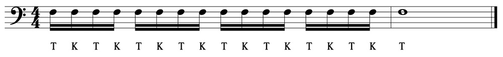 Example 1. Double Tongue pattern