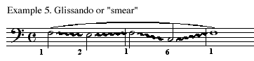 example 5 - Glissando